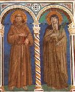 GIOTTO di Bondone Saint Francis and Saint Clare USA oil painting reproduction